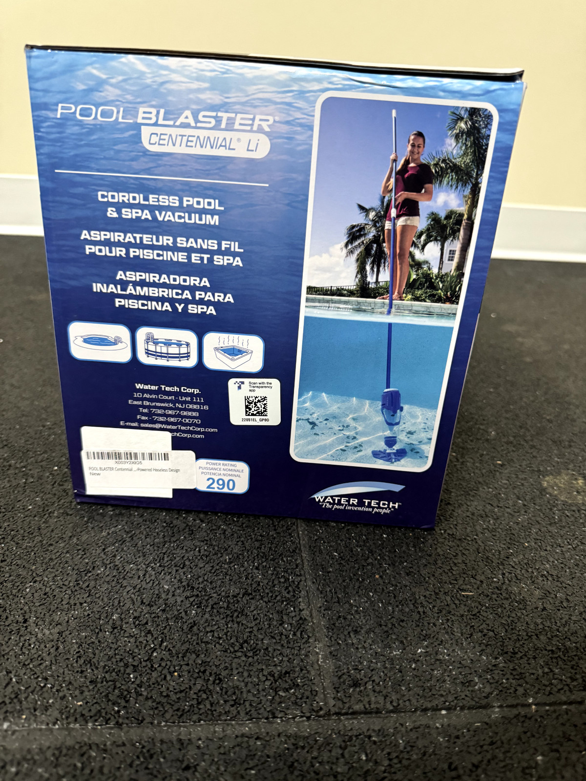 POOL BLASTER Centennial Cordless Pool & Spa Vacuum- Li Capacity Handheld