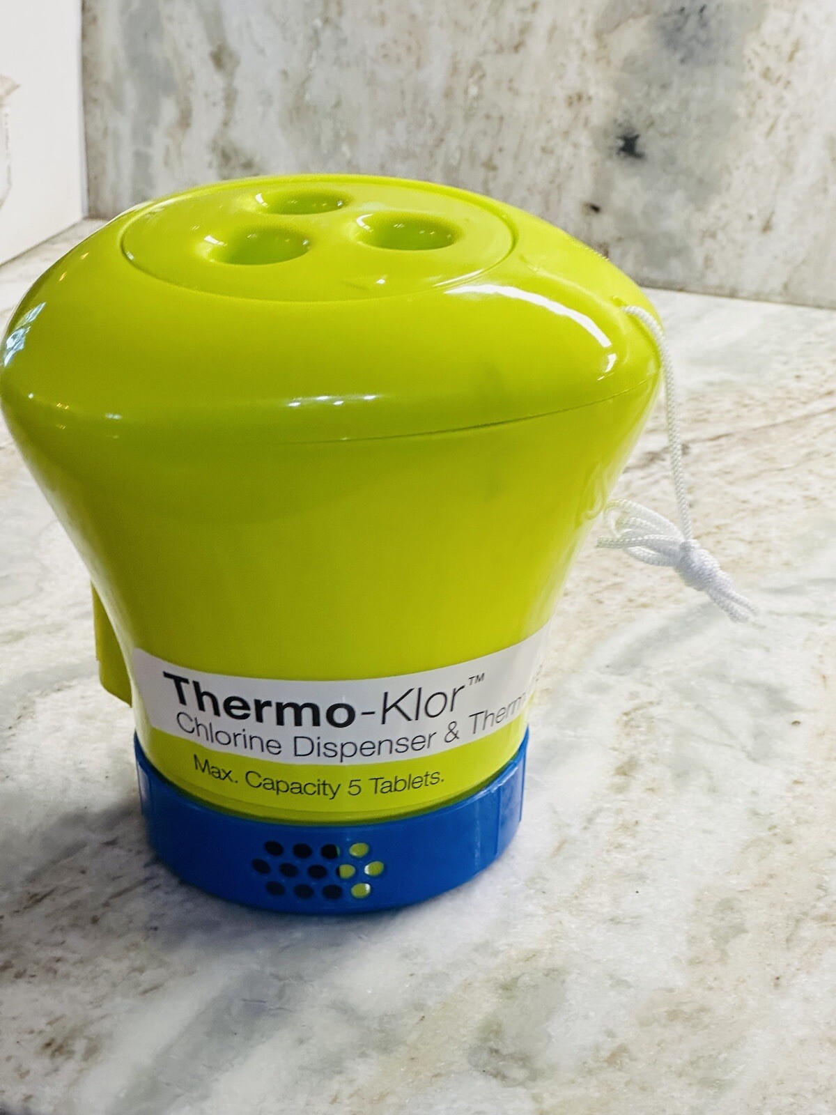 Kokido Kokido Thermo Klor Chemical Dispenser, Green Thermometer-5 Tablets