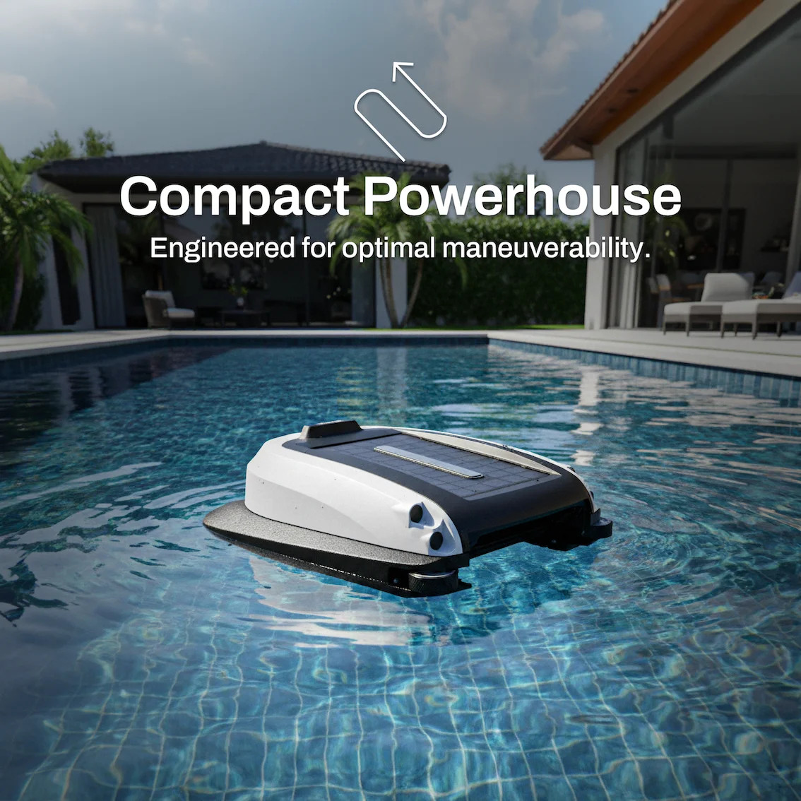 Betta Swift Solar-Powered Robotic Pool Skimmer with Dual Cleaning Mode – NEW