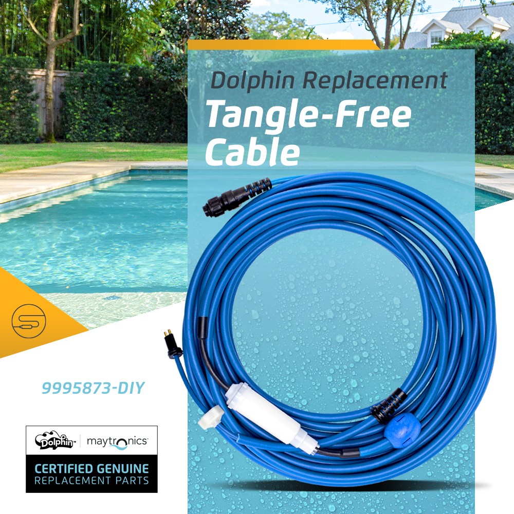 Dolphin Authentic Replacement Parts- Cable and Swivel DIY 9995873-DIY M4,