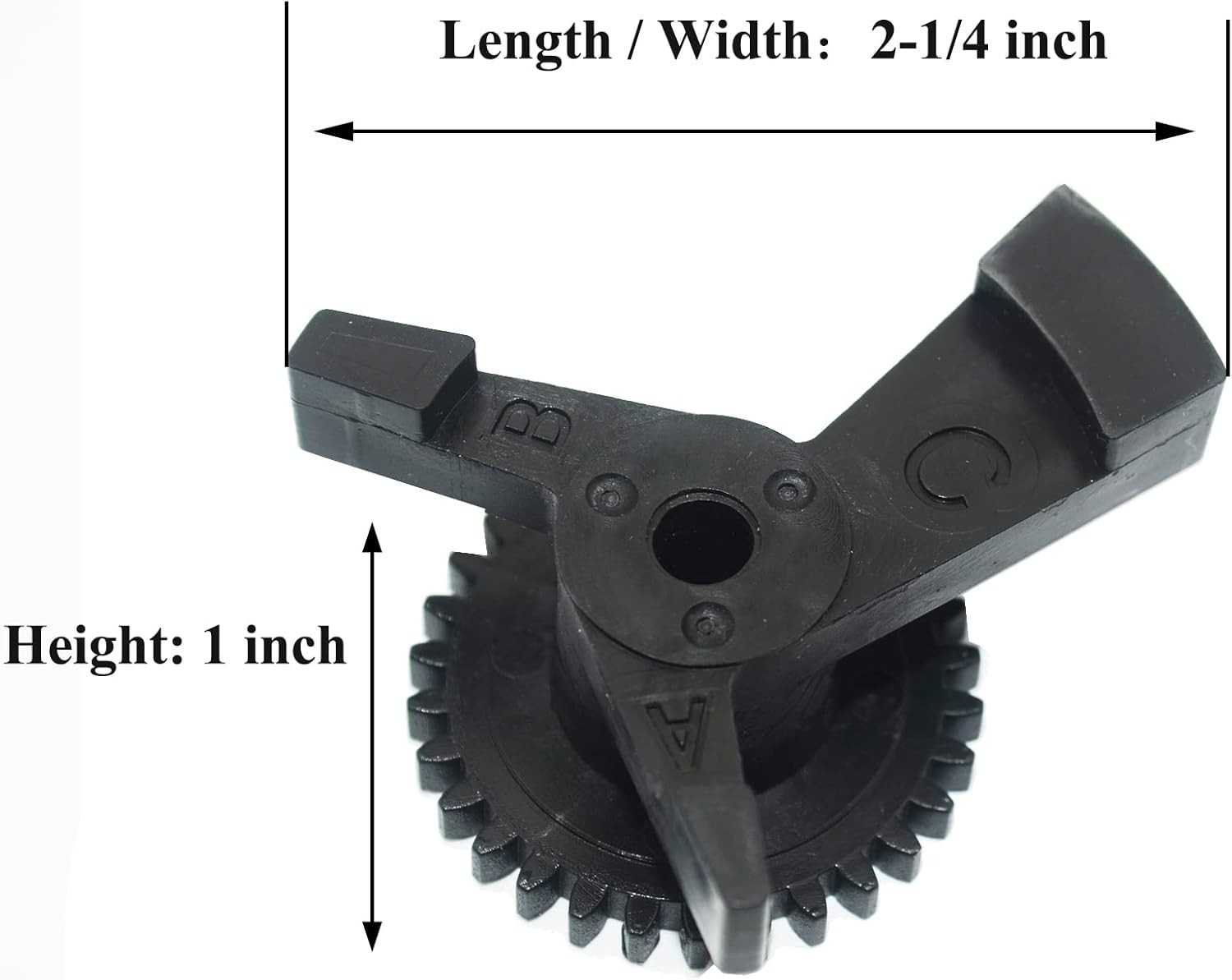 2 Pack GW9507 Cam Kit Replacement for GW9500 Inground Pool Cleaner Black