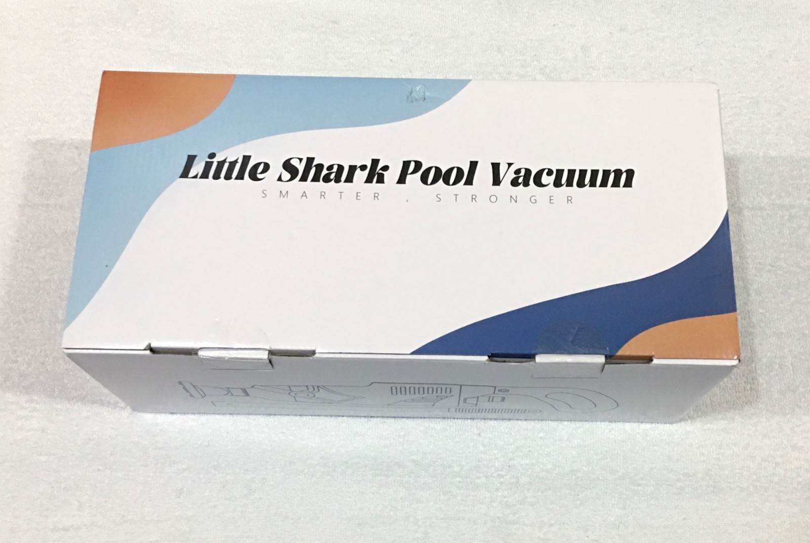 LITTLE SHARK Pool Vacuum For Above Ground Pool, Hot Tub Vacuum 60W Motor, Sealed