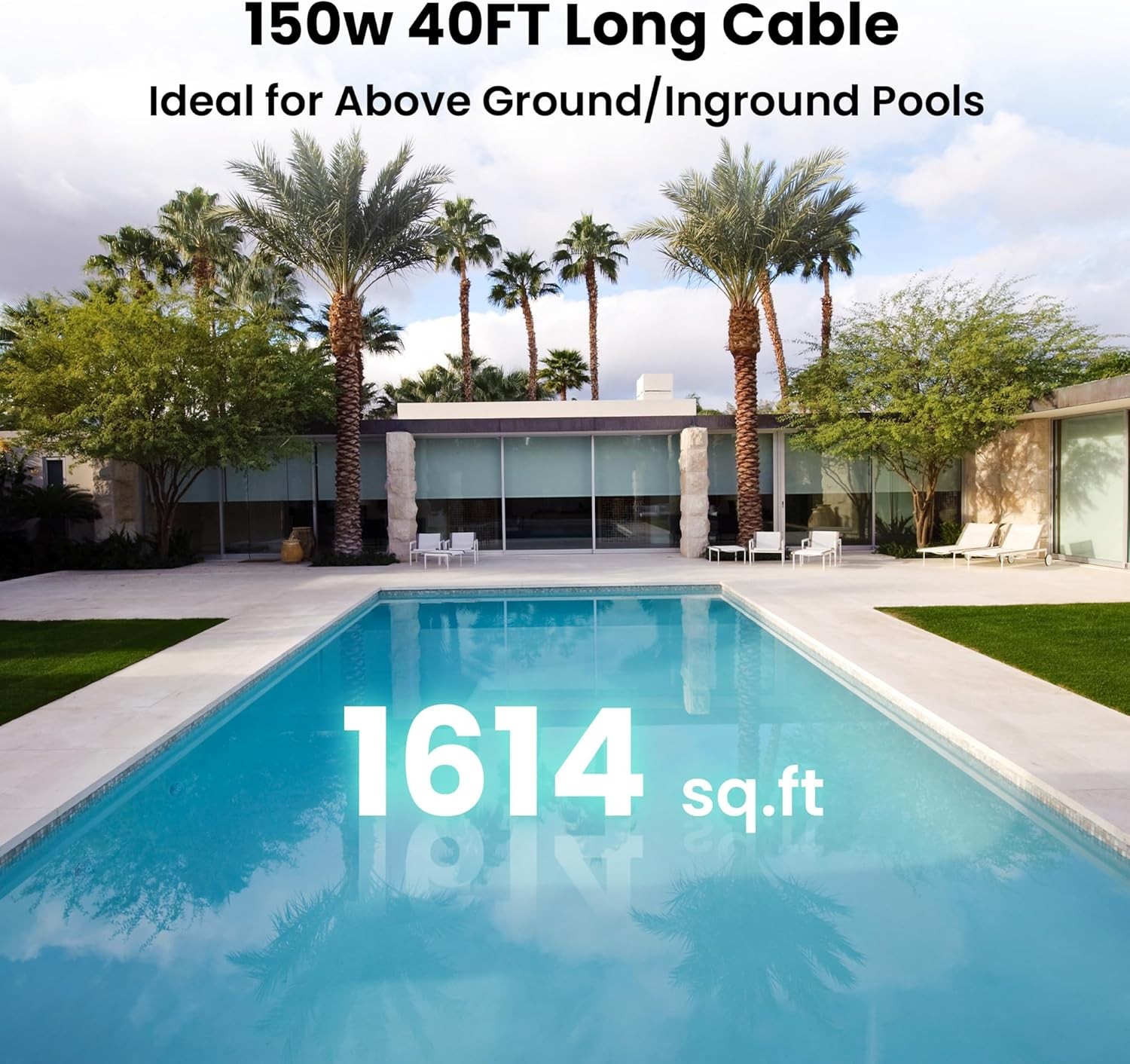 Pool Cleaner Chasing Hydro 4 SE Corded 150W 40ft Cable