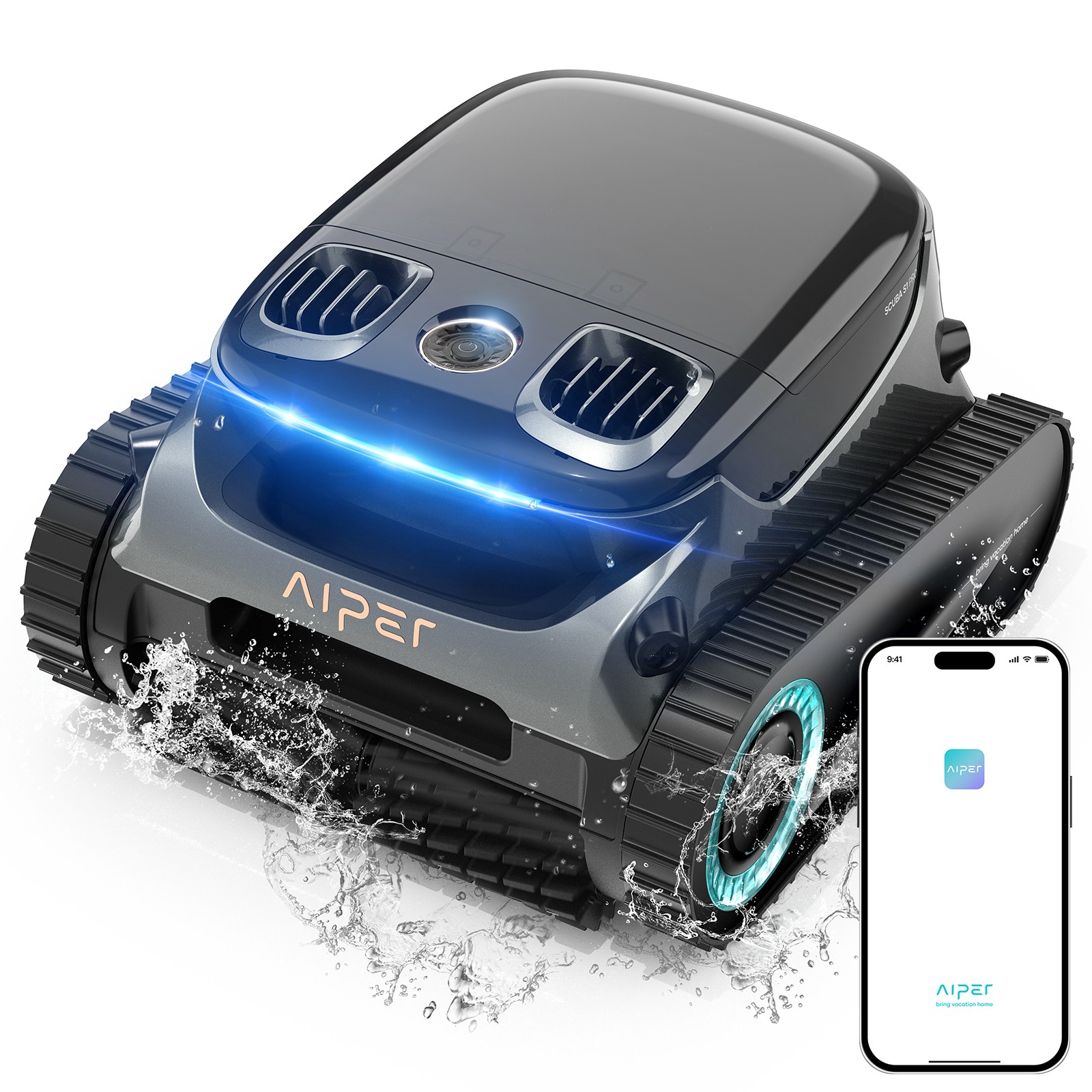 AIPER S1 pro Pool Cleaner Robotic Pool Vacuum for All Types Pools