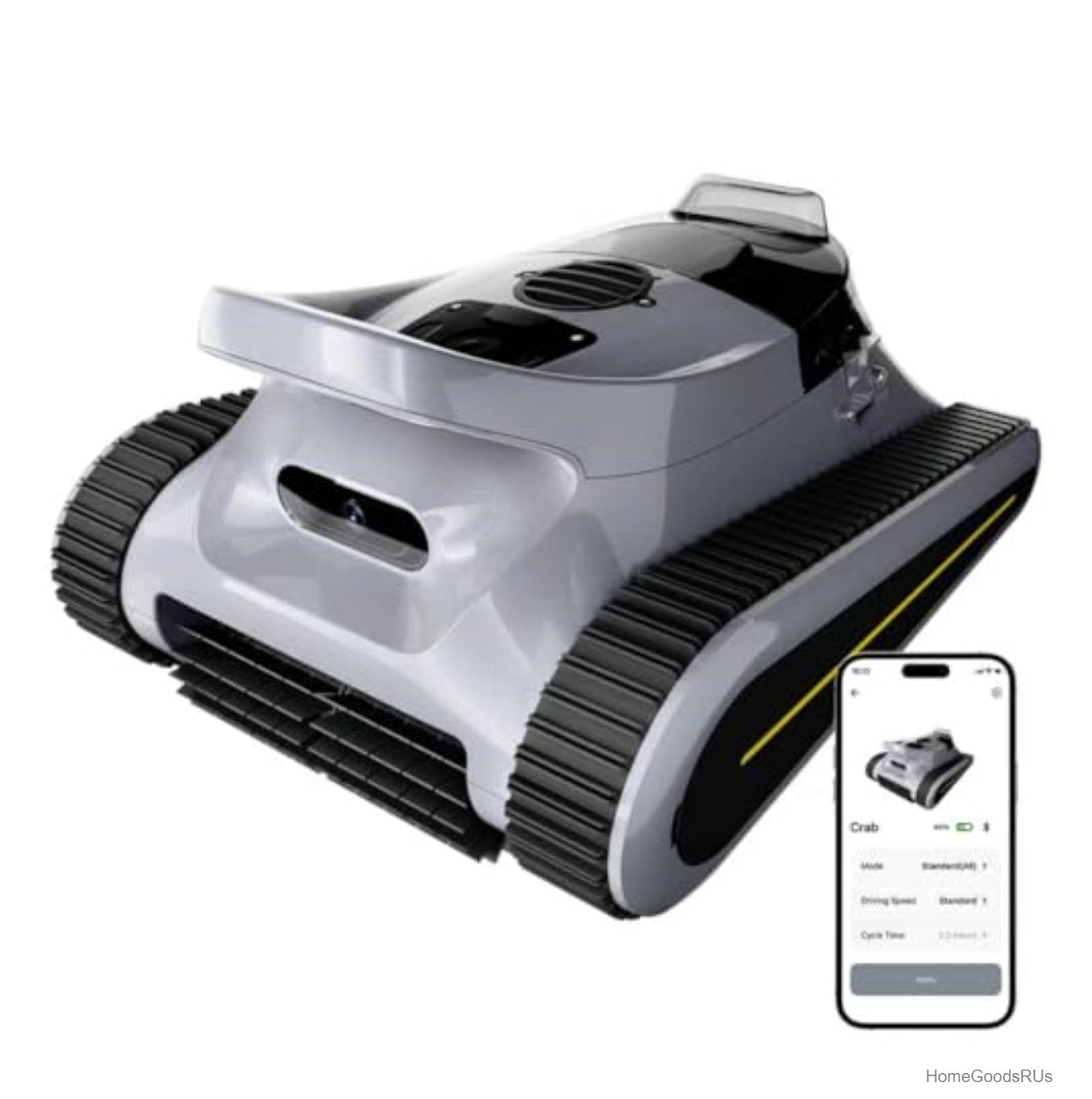 Cordless Robotic Pool Cleaner 180W Brushless Motor 7800mAh Battery Wall Climbing