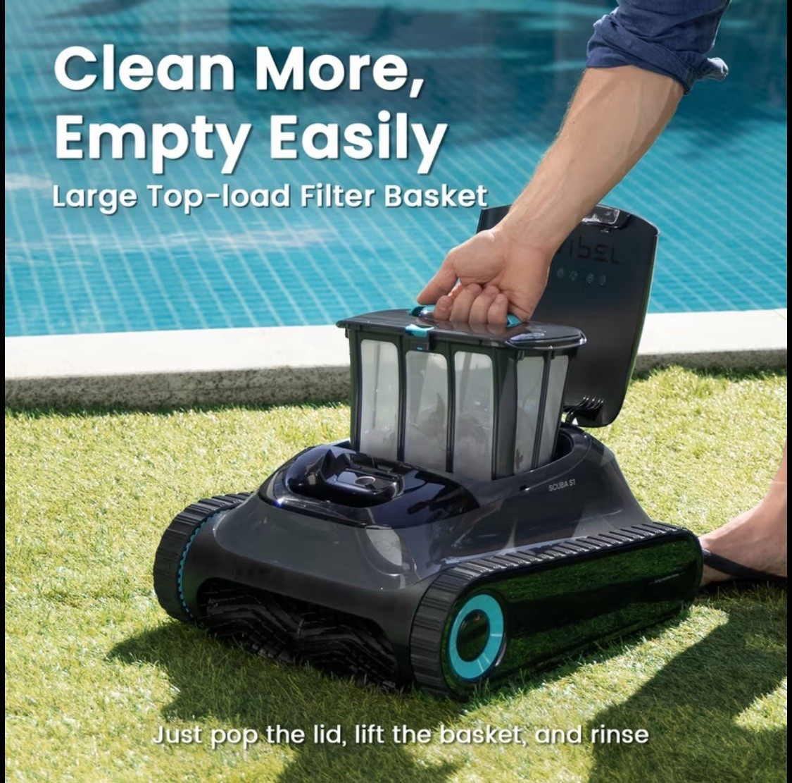 ✅ Aiper Scuba S1 Cordless Robotic Pool Cleaner Pool Vacuum for Inground Pools