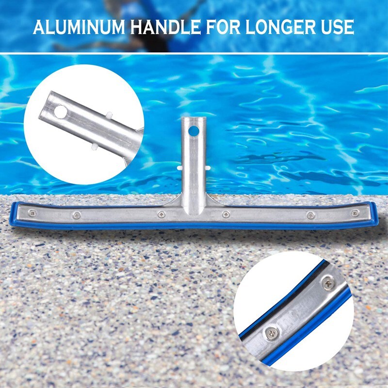 Swimming Pool Brush Durable Pool Floor Cleaning Tool Pool Broom Algae Remover