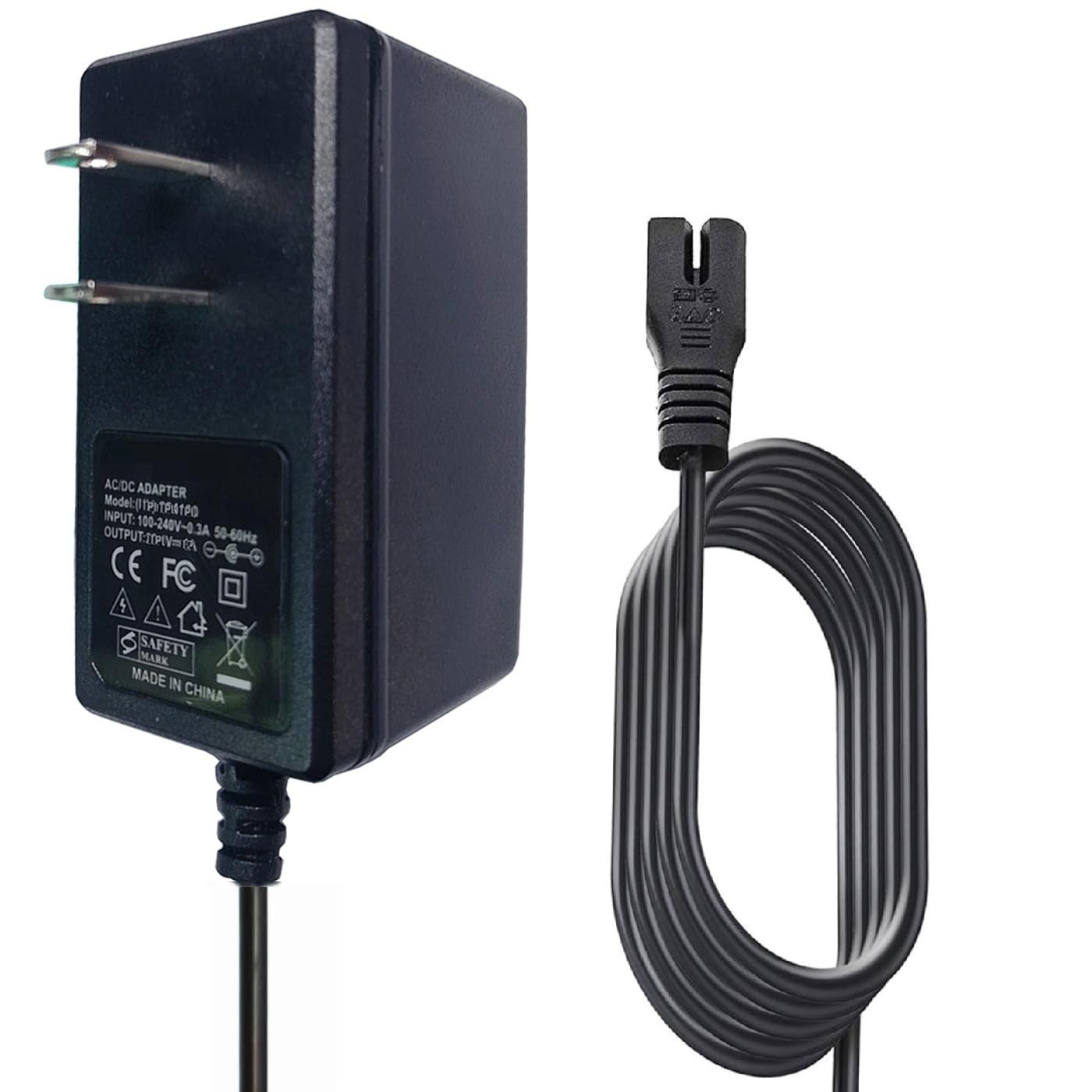 eeTao 2-Prong 12.6V AC/DC Adapter Compatible with Wybot Osprey 200 300 Pro…