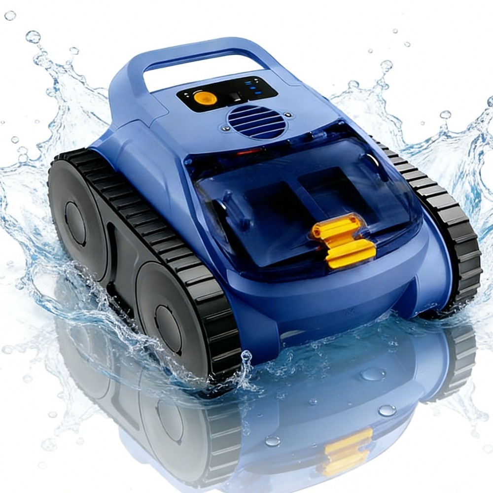 Automatic Robotic Pool Cleaner for Inground Pools Floor/Wall/Waterline Cleaning