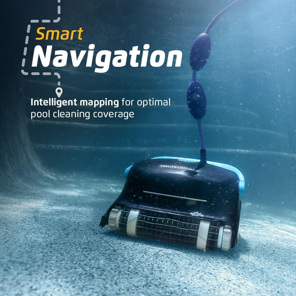 Nautilus CC Plus Wi-Fi Automatic Robotic Pool Vacuum Cleaner, Never Charging