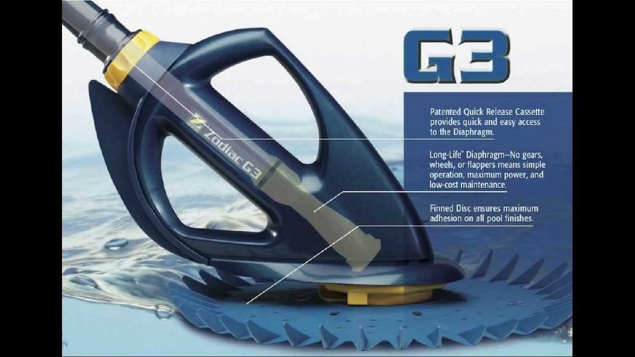 Zodiac Barracuda G3 Automatic Inground Suction Side Swimming Pool Cleaner W03000