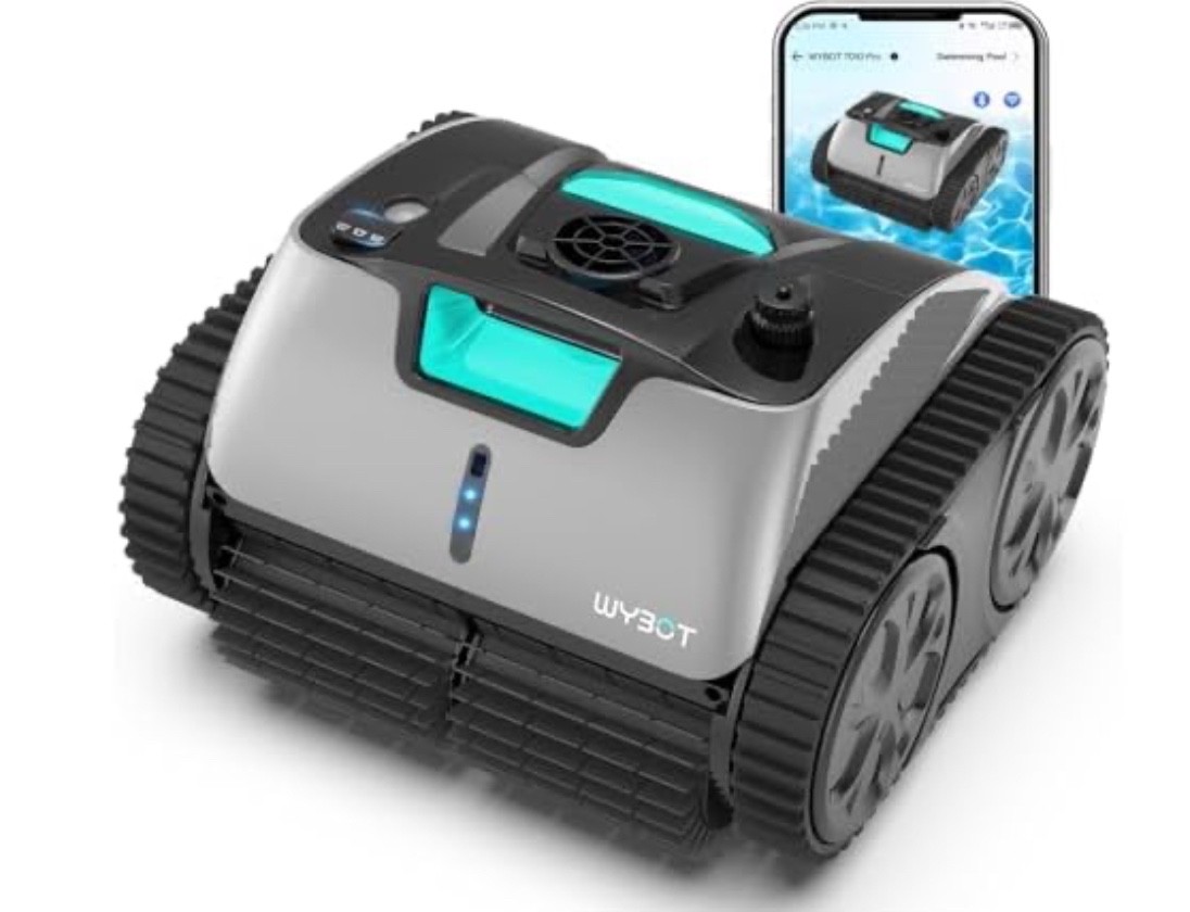 WYBOT C1PRO Pool Cleaner Wall Climb Cordless Robotic Pool Robot In-Ground Pools