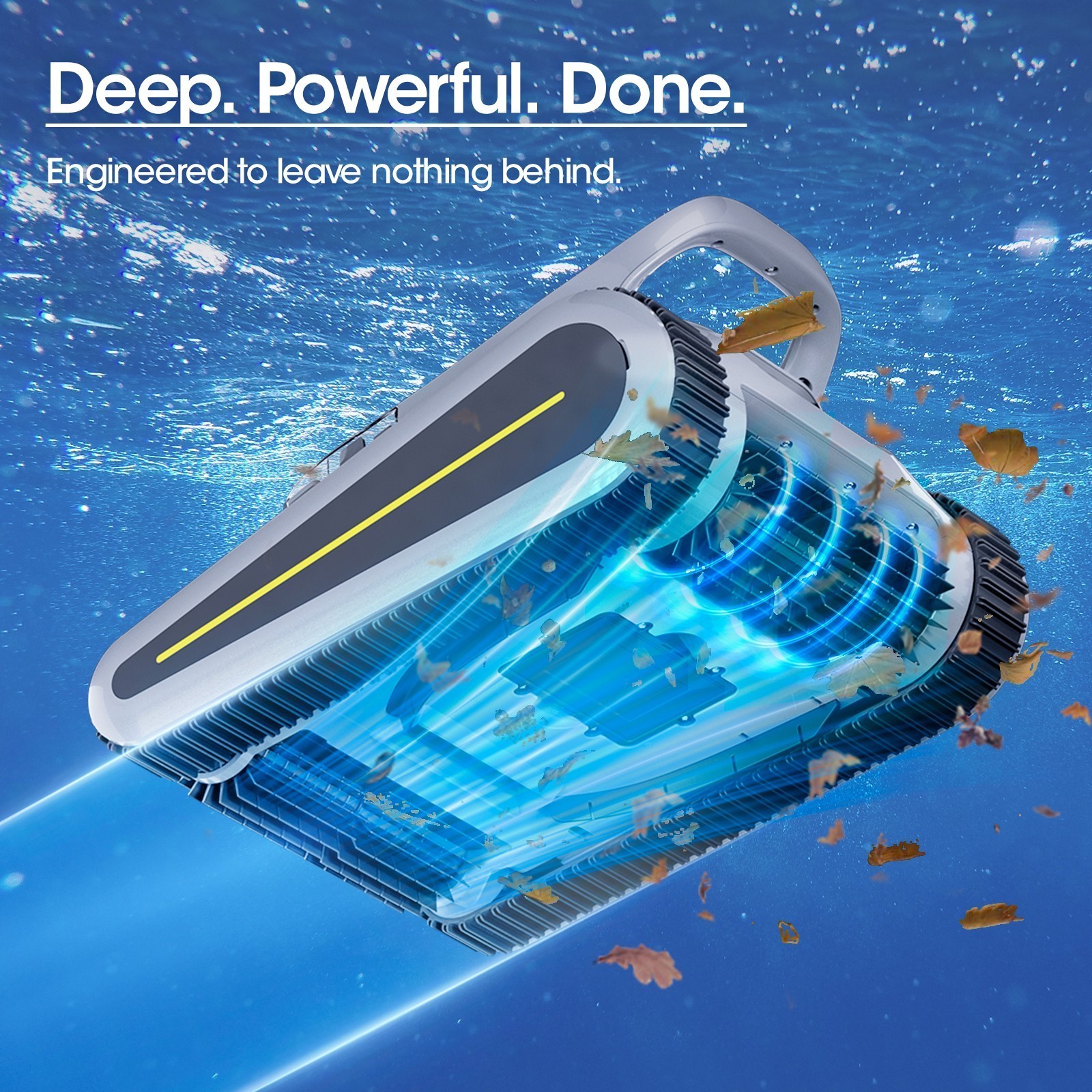 (2026 New) Seauto SAT30 Cordless Robotic Pool Cleaner Wall- Waterline Cleaning