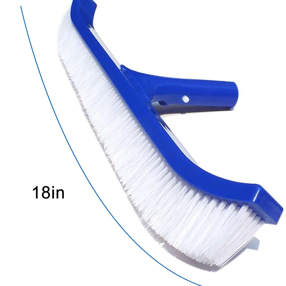 Professional Heavy Duty 18″ Swimming Pool Floor Wall Cleaning Brush Head Tool
