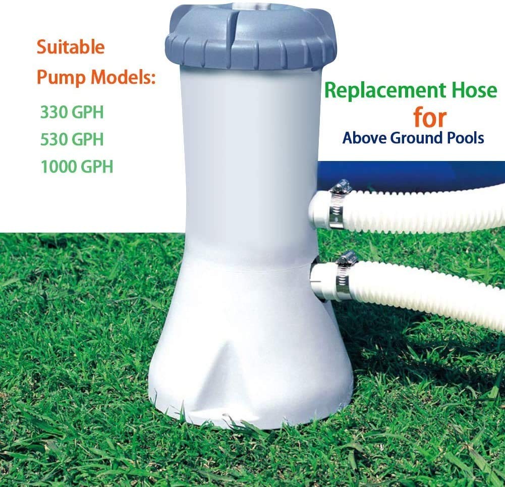 Swimming Pool Replacement 59 inches long with 1.25 diameter, White