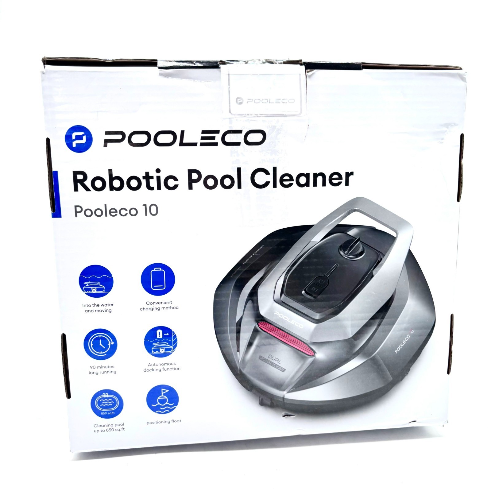 Pooleco Rechargeable Robotic Pool Cleaner w/ Cordless Design Model Pooleco 10