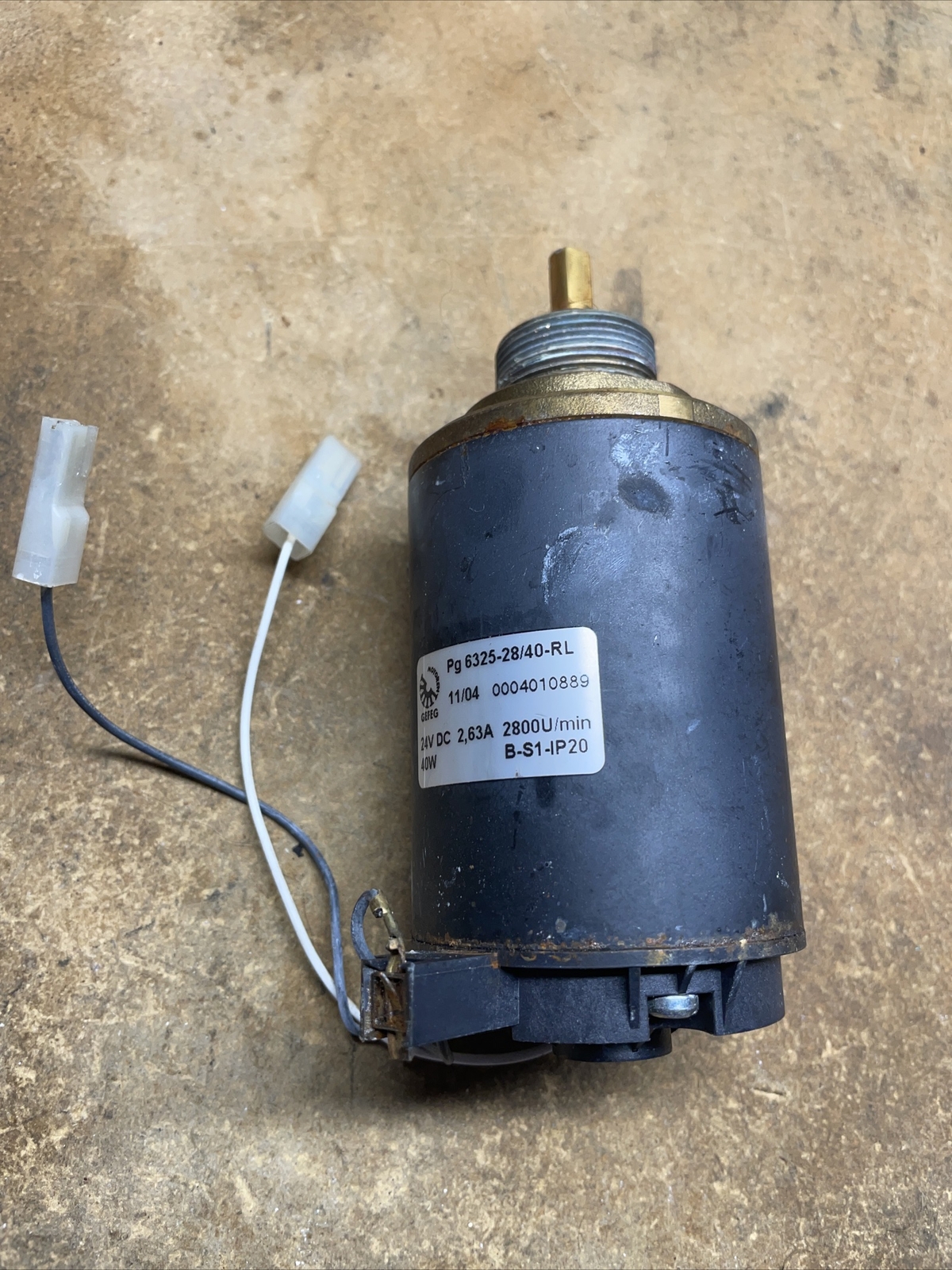 Maytronics Dolphin Pool Robot Cleaner Pump Motor Pg6325-28/40-RL 24v DC 2800rpm