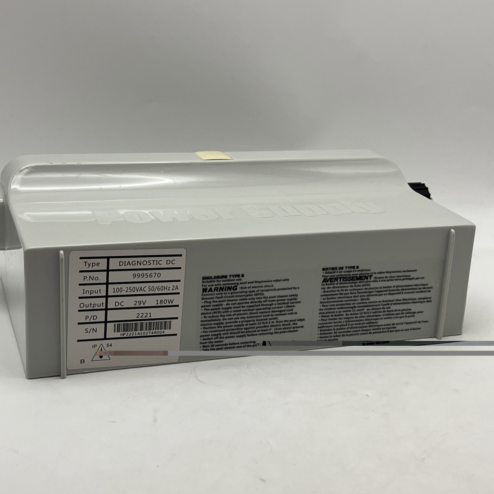 9995670-US-ASSY Power Supply Unit Cord for Dolphin Nautilus Advantage 3001