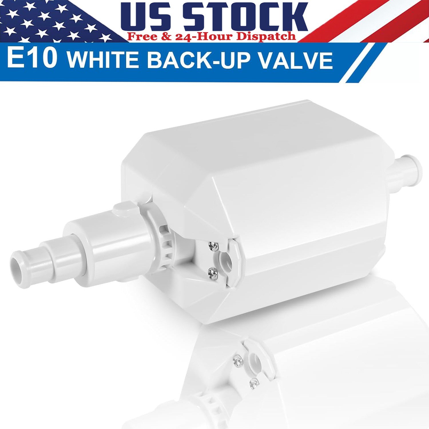 E10 White Back-Up Valve Replacement Parts for Legend 3-Wheel, 4-Wheel