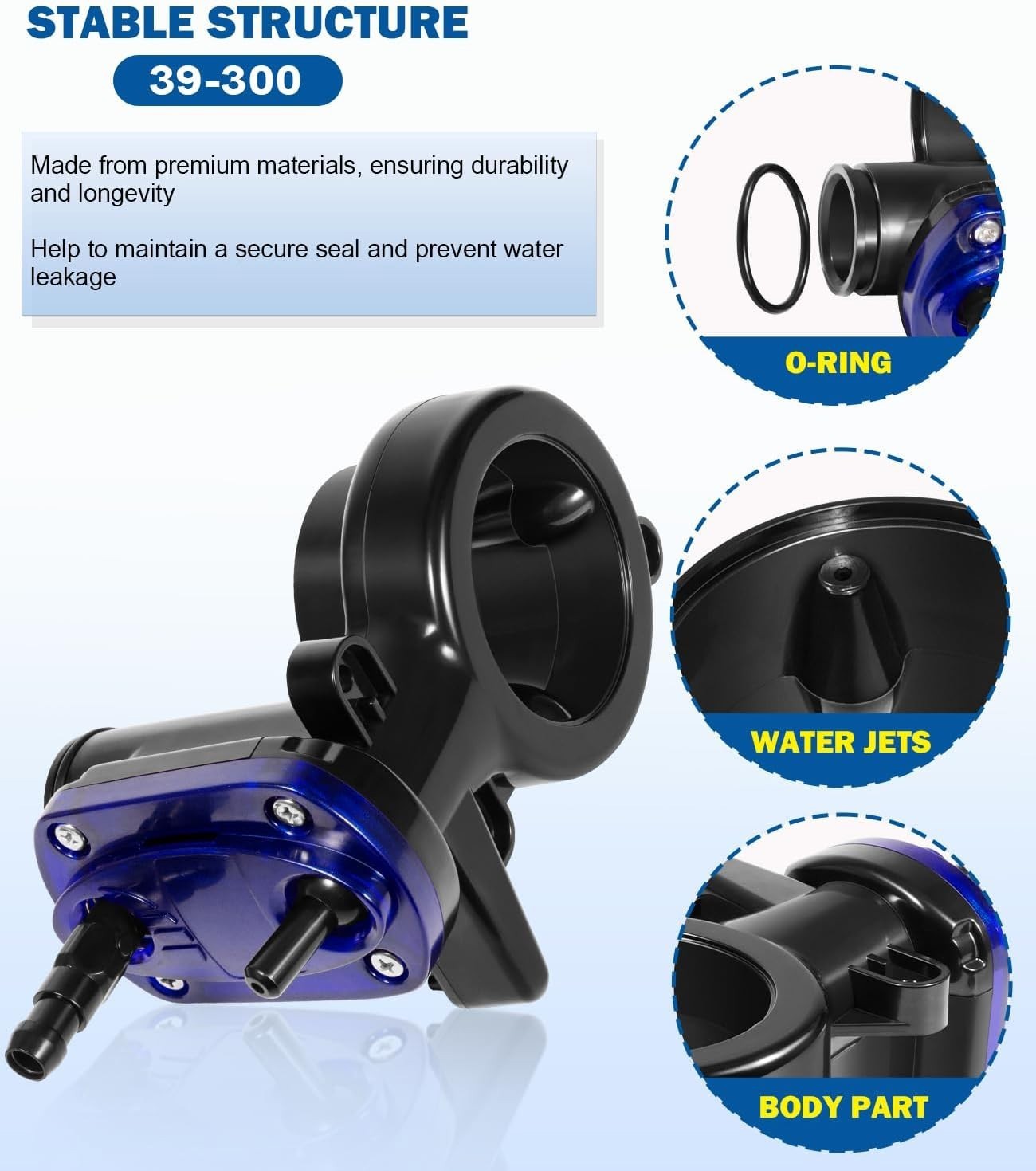 For Polaris Water Management System Assembly with O-Ring for 3900 (39-300)