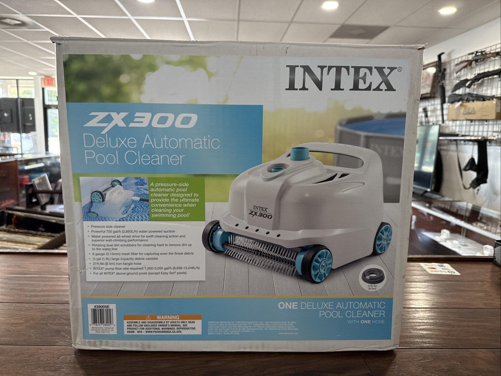 Intex ZX300 Automatic Pool Vacuum Cleaner for Above Ground Pools 700 GPH