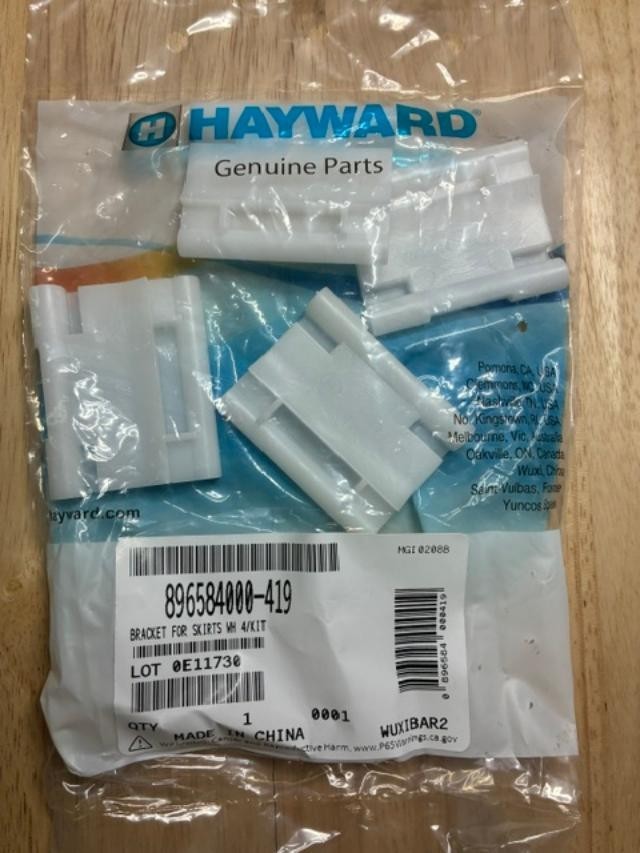 Hayward Poolvergnuegen Bracket for Skirts (4-Pack)(White) | 896584000-419