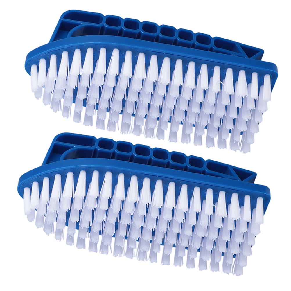 2Pcs Reusable Multi Purpose Scrub Brush for Pool Bathroom Tile Floor Cleaning