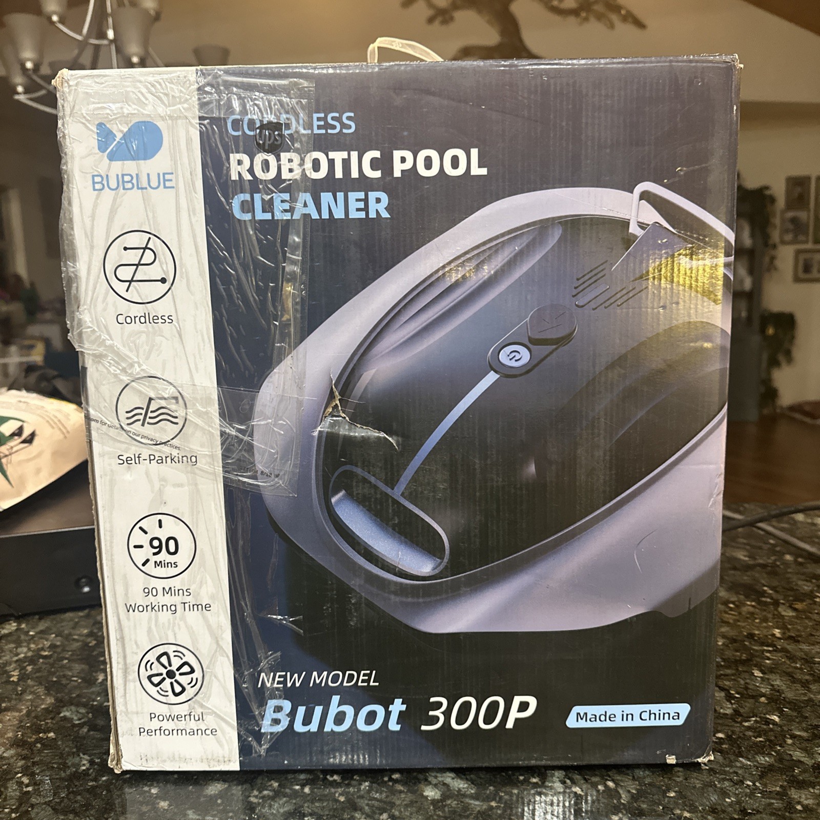 BUBLUE Bubot 300 Cordless Pool Cleaner Robot/Above Ground Pool
