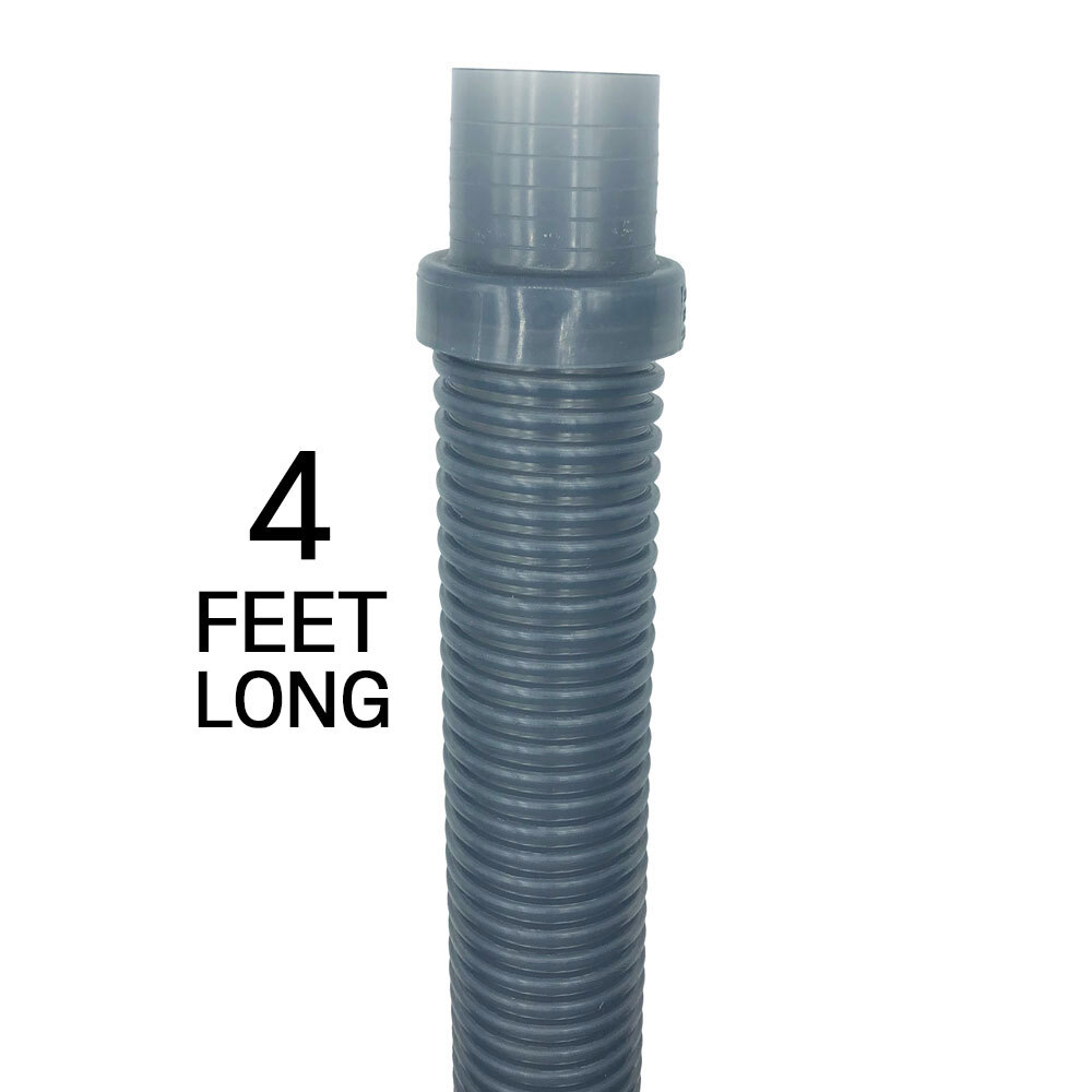 Puri Tech Pool Vac Ultra AquaBug Hose Translucent Blue 1.5 inch x 4 feet 8 Pack