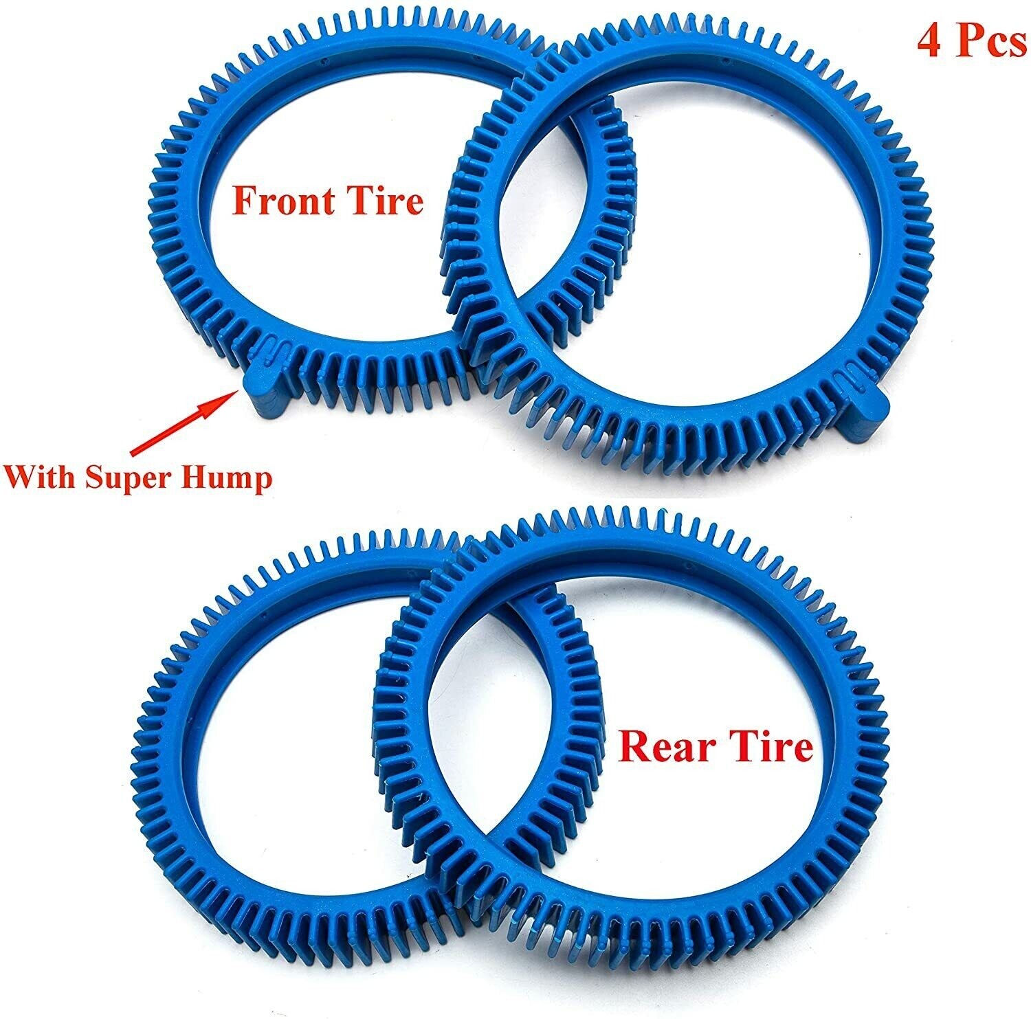 The Pool Cleaner Front Tire Replacement Blue 896584000-143