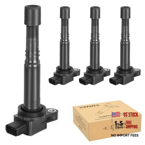 Ignition Coil Pack Set of 4 Replacement for L4 2.0 2.4 Honda CRV, Accord,