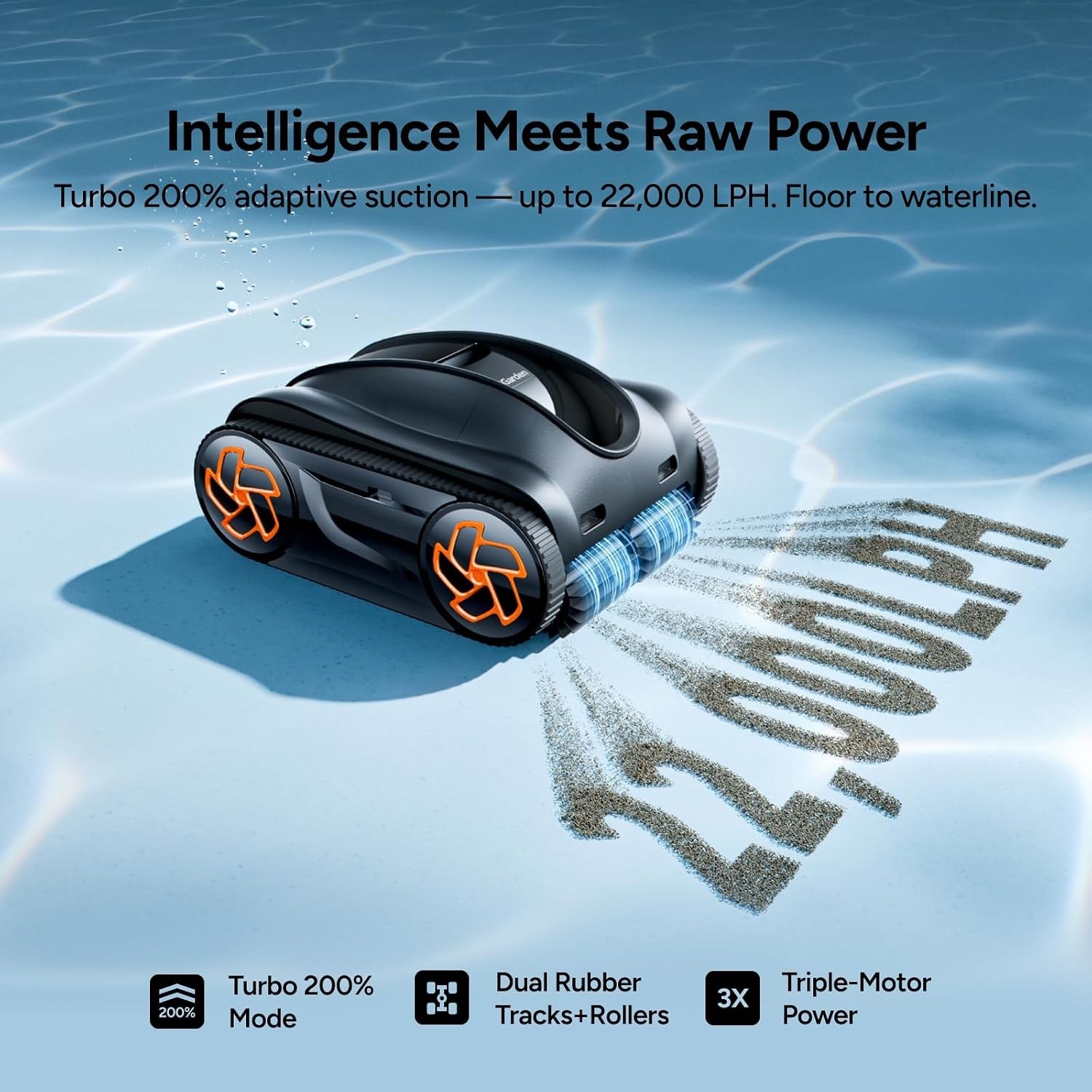 iGarden K Series Pool Cleaner, Cordless Robotic Pool Vacuum for Inground Pool