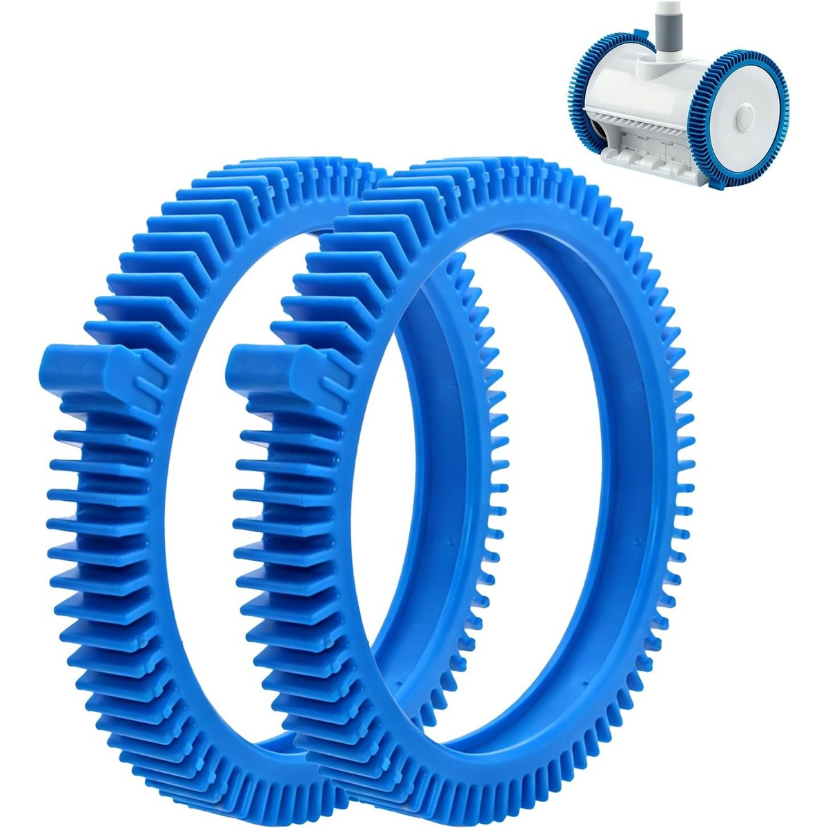 2 Pack 896584000-143 Front Tire for Haywood Poolvergnuegen Select Pool Cleaners