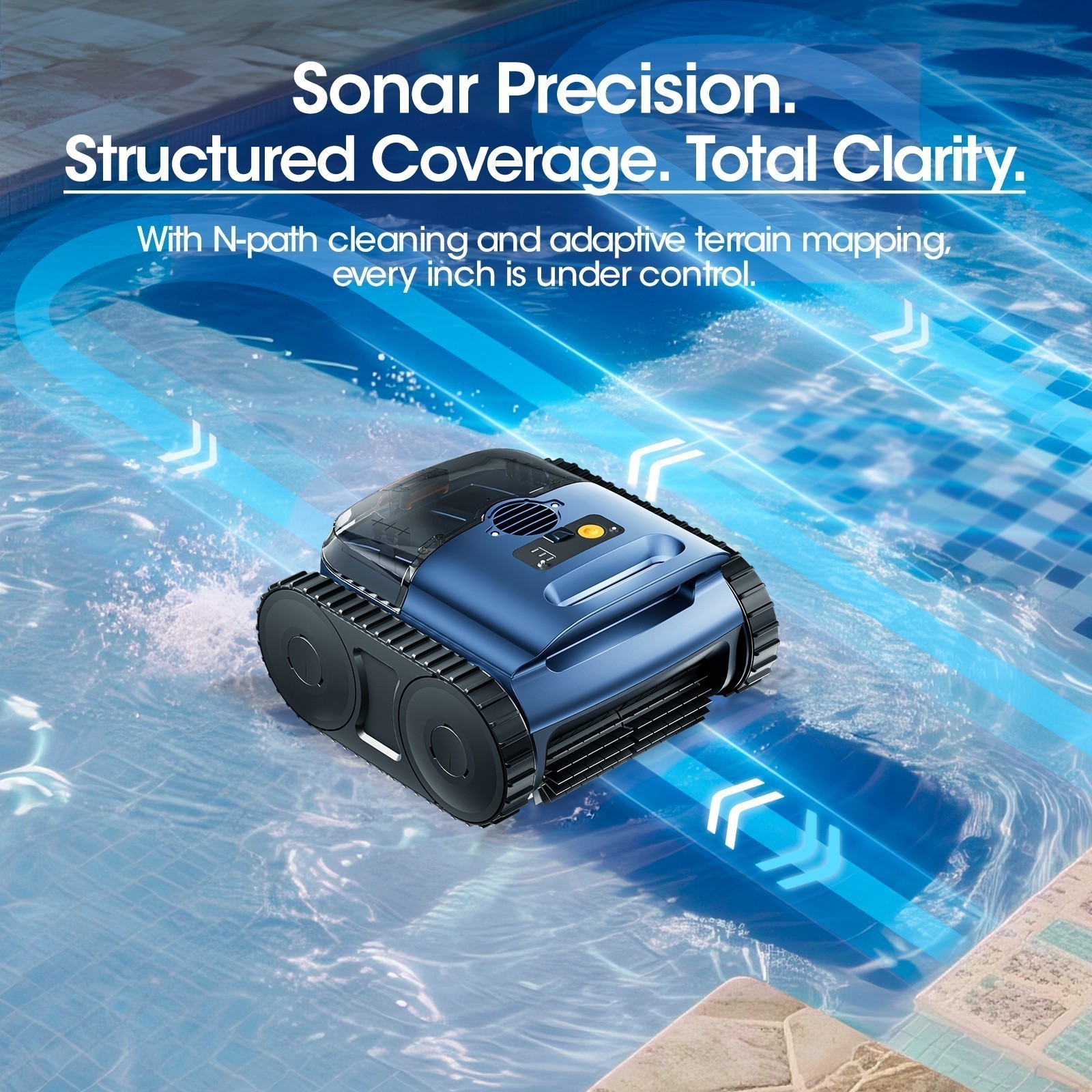 (2026 New) Pool Vacuum Robot for Inground & Above-Ground Pools up to 2150 Sq. Ft