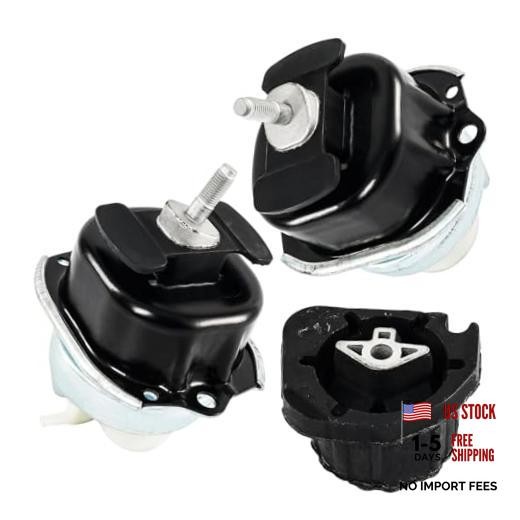 3Pcs Engine Motor Transmission Mount Kit for 2007-2018 X5 3.0L, 2007-2010 X5