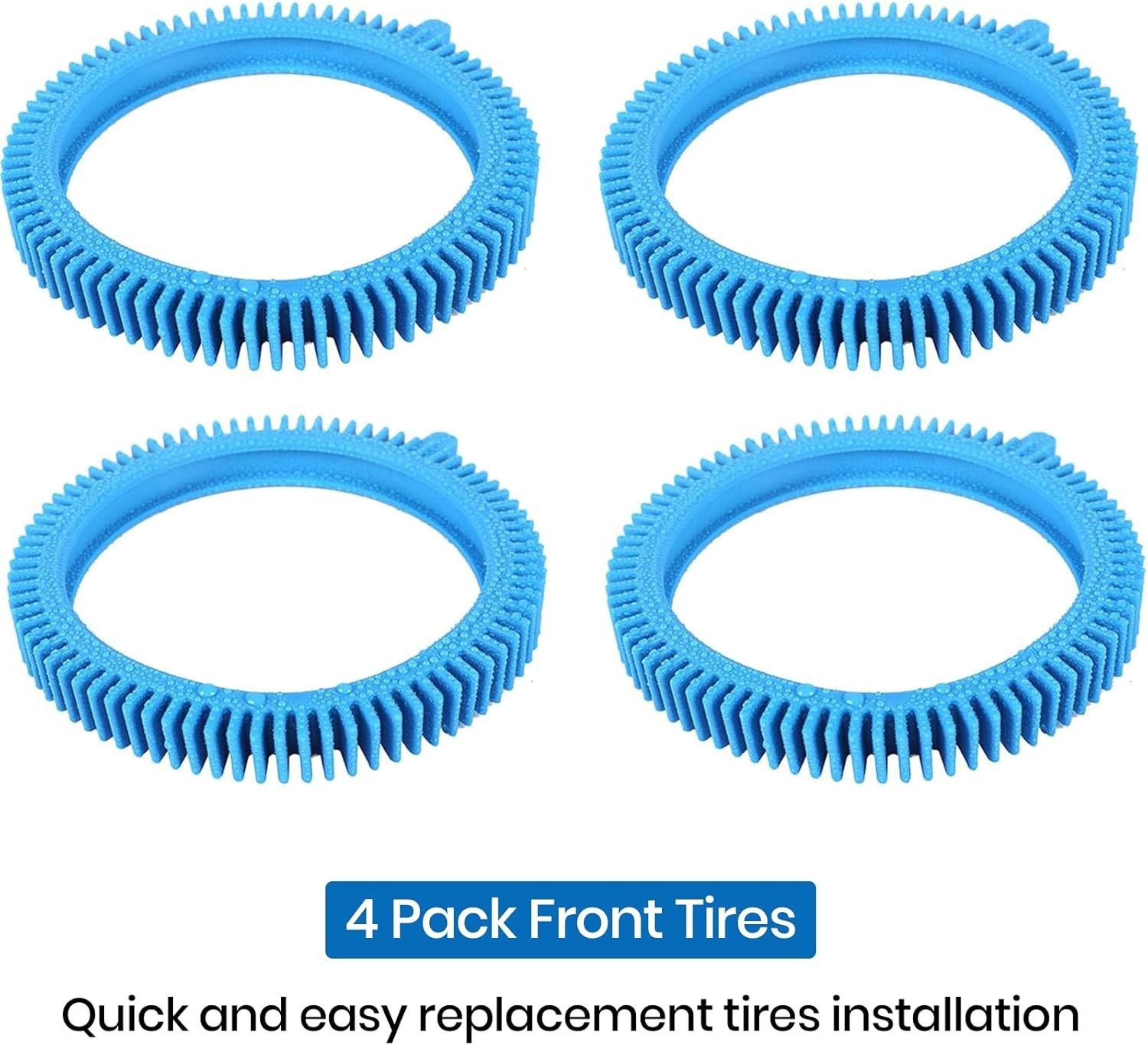 4-Pack Replacement Tires for Poolvergnuegen 896584000-143 | Easy Installation