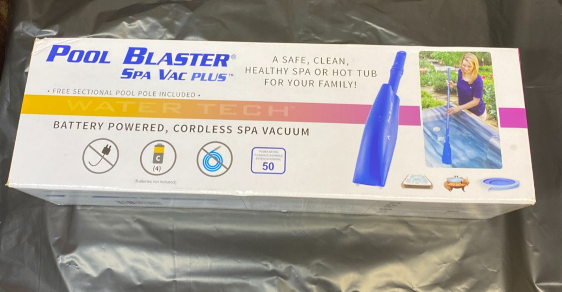 Pool Blaster Aqua Cordless Pool & Spa Vacuum Cleaner with Pole