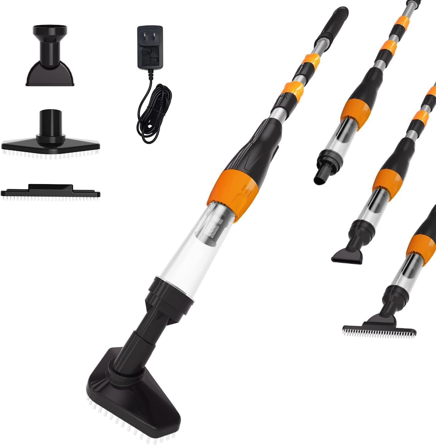 3 in 1 Cordless Rechargeable Pool Vacuum, Handheld Pool Cleaner Ideal for Spas,