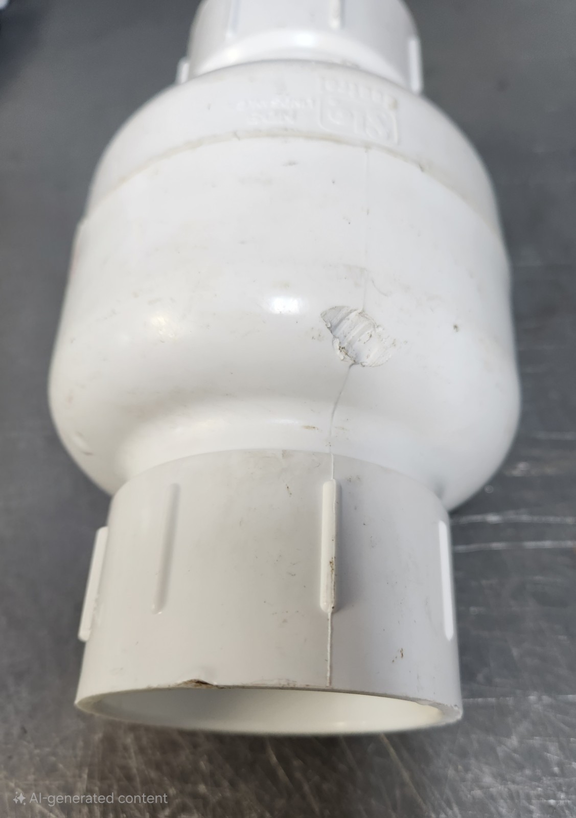2″ PVC Spring Check Valve, Flo-Control 1011-20, 2lb Spring 2″ Slip x 2″ Slip