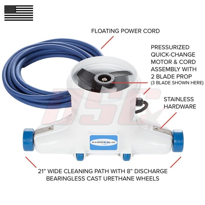 Hammer Head Remora Portable Vacuum System XR1600 For Swimming Pools