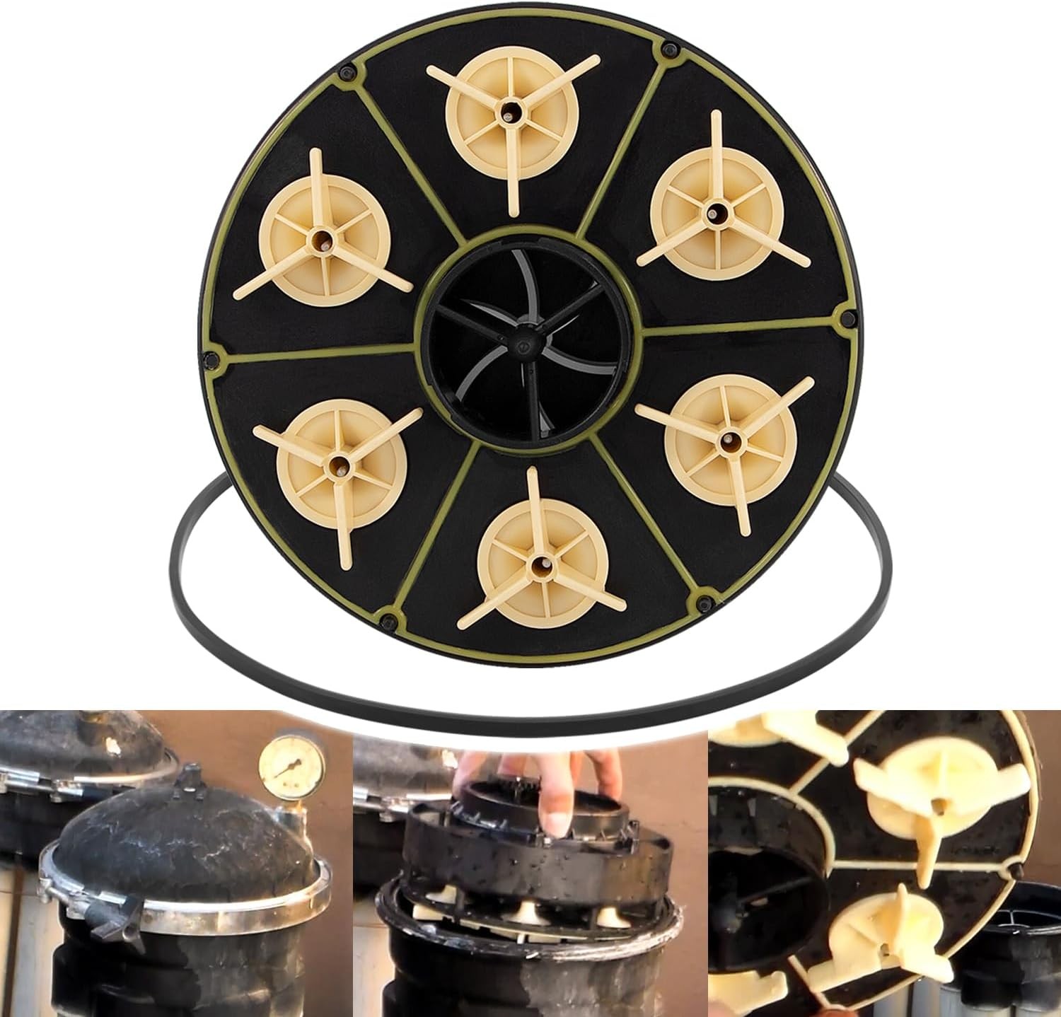 6-Port Module with Valve Shell O-Ring for Paramount Water Valve 004-302-4408-00