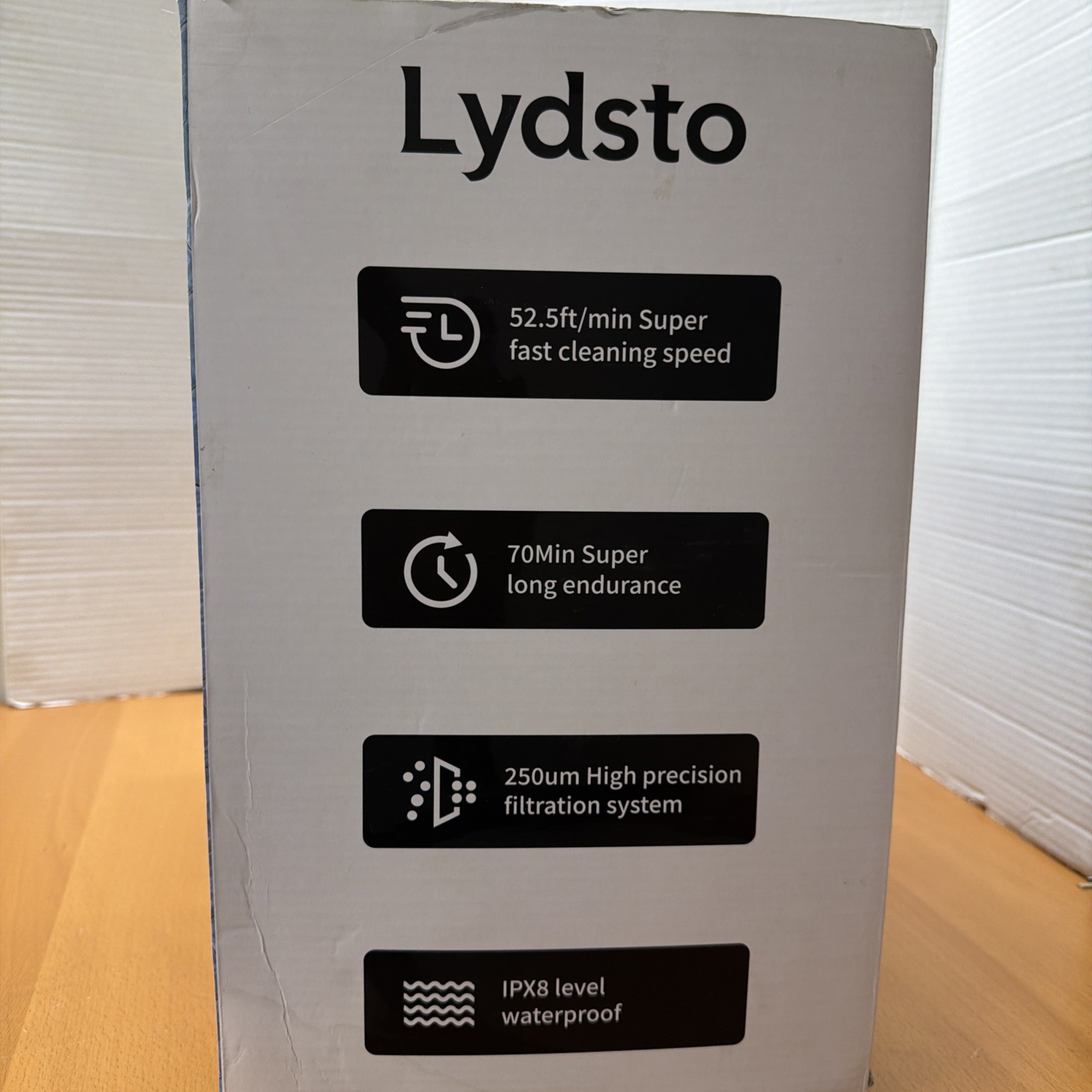 LYDSTO Cordless Robotic Pool Cleaner, Automatic Pool Vacuum, Dual-Motor