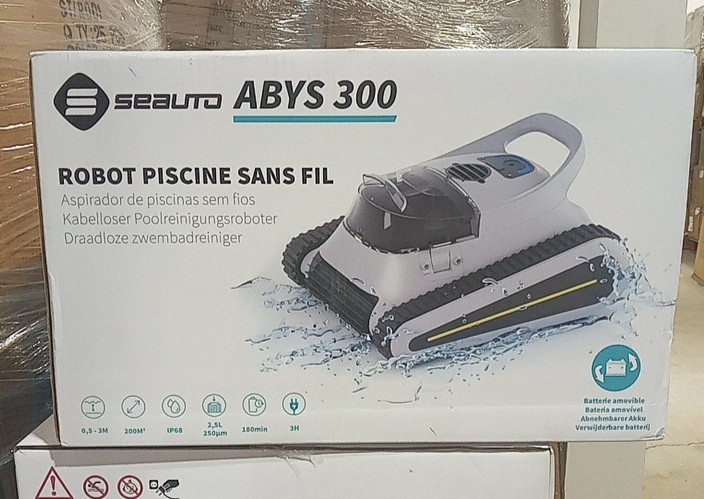 Seauto Abys 300 Cordless Robotic Pool Cleaner – Floor, Wall & Waterline