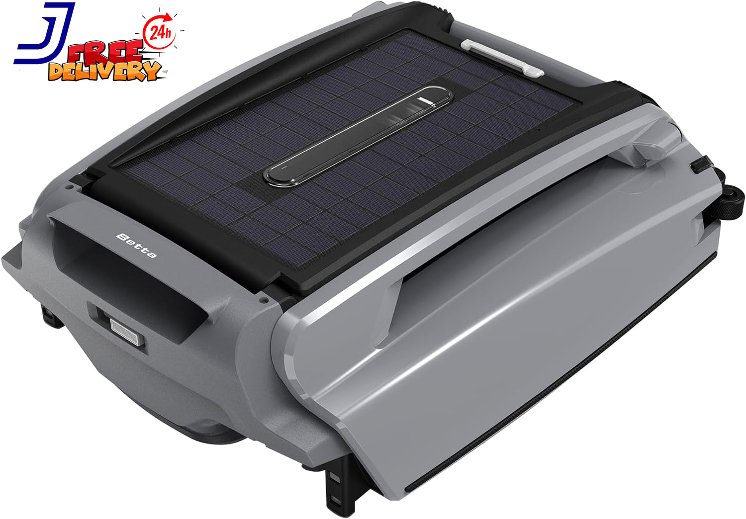 Solar-Powered Robotic Pool Skimmer with 24/7 Continuous Cleaning Power Dual Char