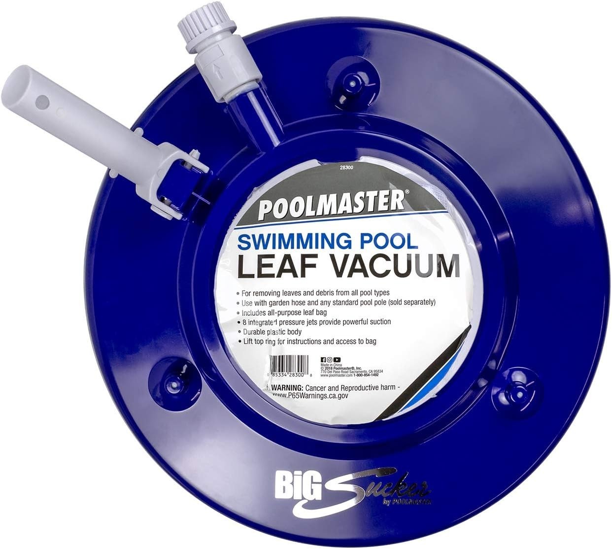 Portable Big Sucker Pool Vacuum – 15″ Blue, Touch Control with High Efficiency