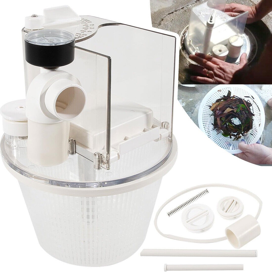 Part for R211100 Vac-Mate Pool Cleaner Dispenser Box Vacuum Skimmer Attachment
