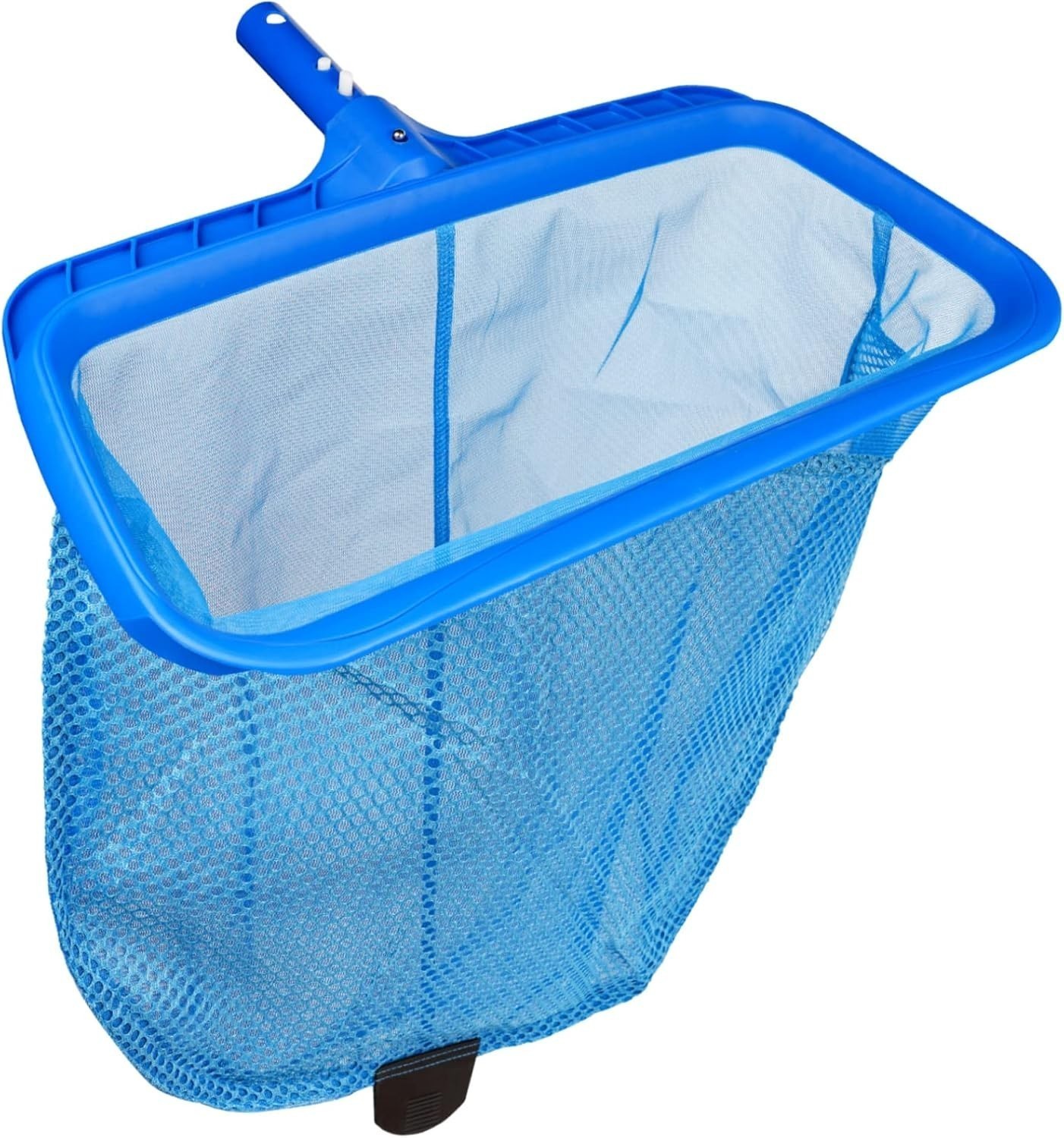 Pool Deep Skimmer Net W/ 3ft 10ft 1.0mm Thick Adjustable Aluminum Pole & Fine