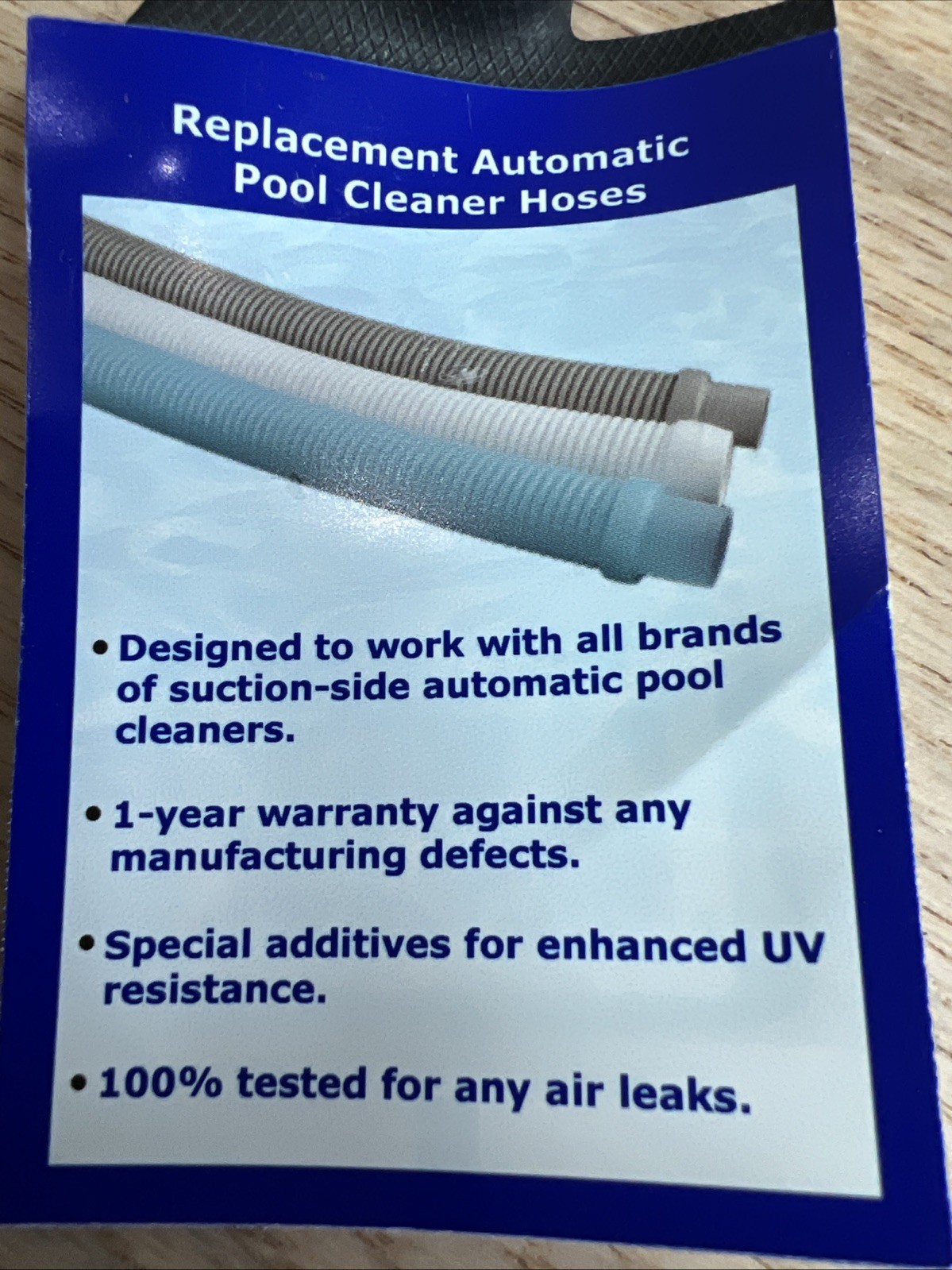 Pool Cleaner Vac Hose Navigator Ultra Aquabug 1.5 inch x 4 feet Grey Ships Fast