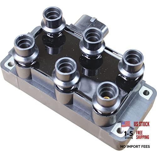 Premium Ignition Coil Pack Compatible with 1990-2009 Ford Mercury Mazda 4.0L
