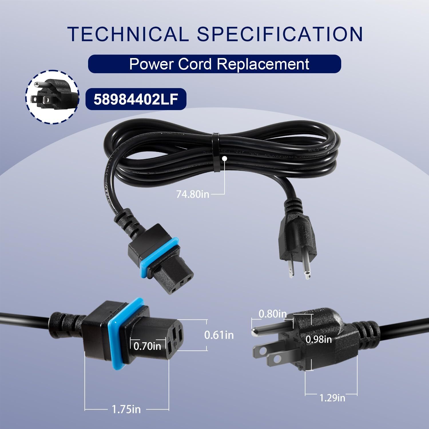 for Maytronics Dolphin Power Cord Dolphin Cleaners Power Supply 58984402LF